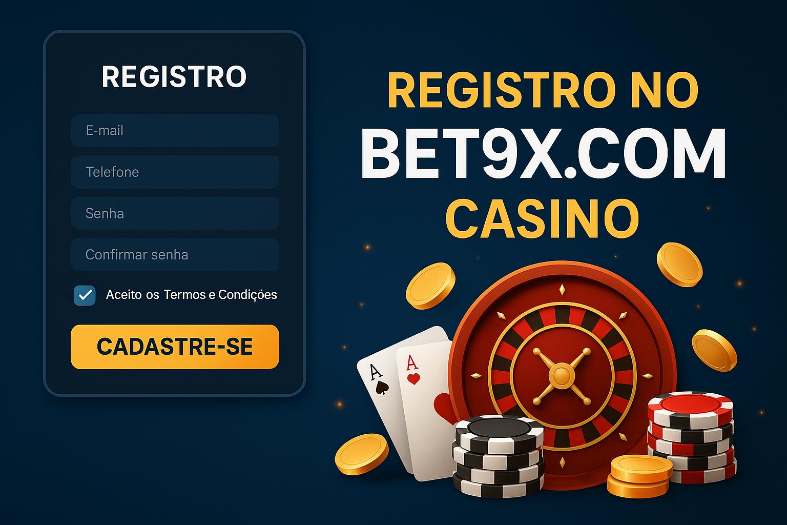 Não Perca tempo, o rRgistro na site BET9X.COM